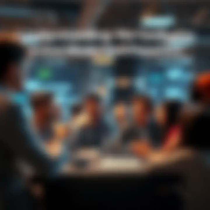 A group of people engaging in a lively discussion about moderated characters in a forum setting.