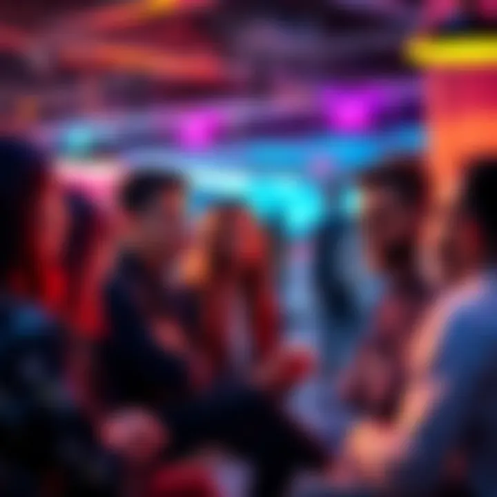 A group discussion where people are sharing thoughts on recent work improvements