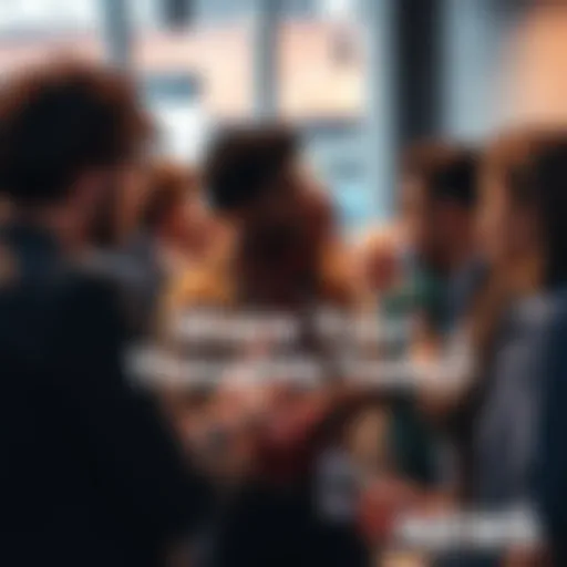 Group of people engaging in discussion about various topics