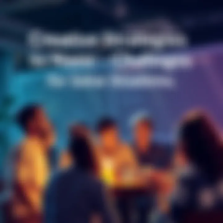 A group of people brainstorming and collaborating to find solutions to challenges, showcasing creativity and teamwork.