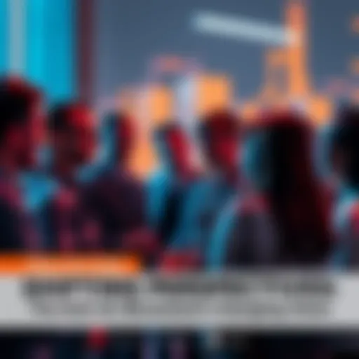Group of people engaging in a discussion about concerns regarding artificial intelligence.