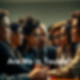 A group of diverse people engaged in a serious discussion about societal challenges, expressing concern and urgency on their faces.