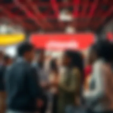 A group of diverse people engaging in a serious conversation about morals and responsibility in a public space.