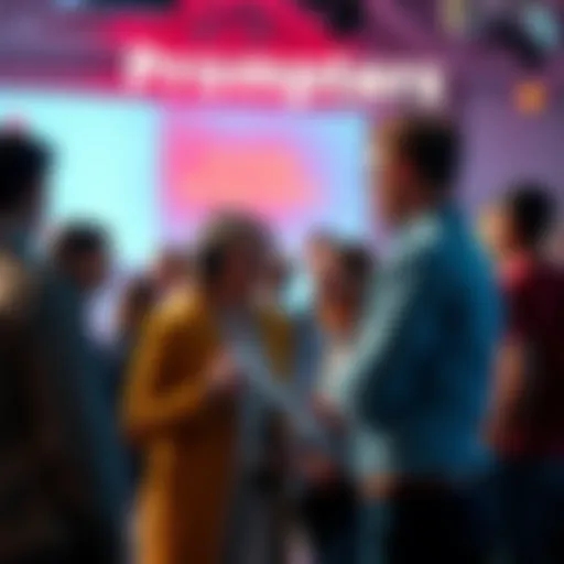 Group of people engaged in conversation with a prompter, showcasing their unique behavior and communication style.