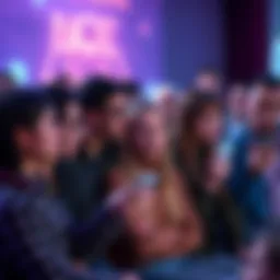 A group of people discussing a video with mixed reactions, showing confusion and frustration, some pointing at their phones.