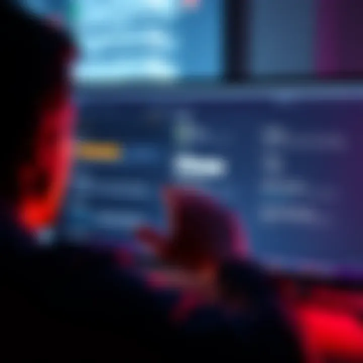 A beginner trying to resize a computer screen with frustration, focusing on the settings menu