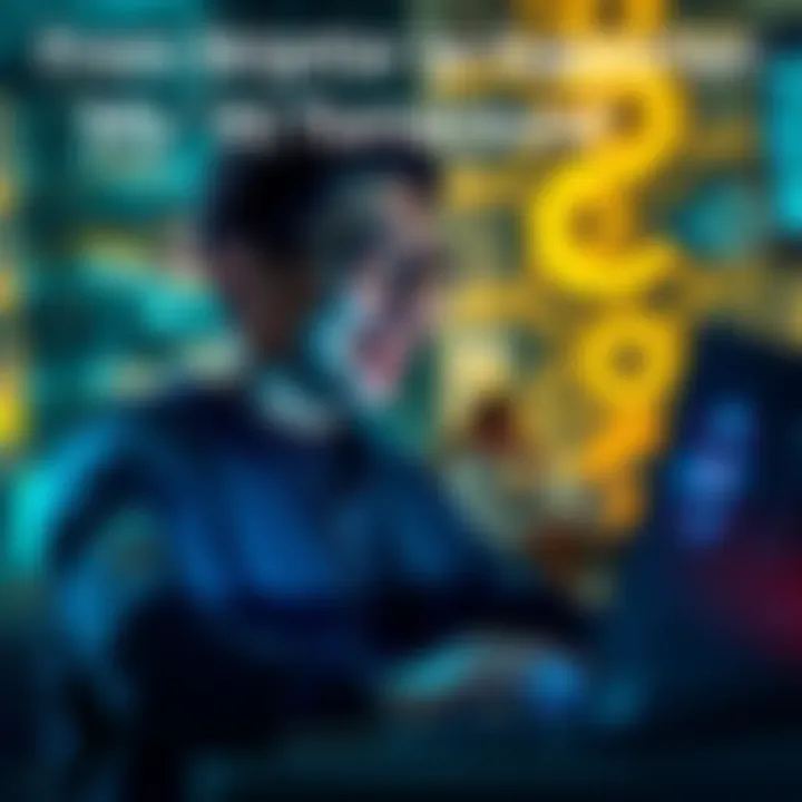 Individual looks excited while interacting with AI on a laptop, showing a change in attitude towards technology.
