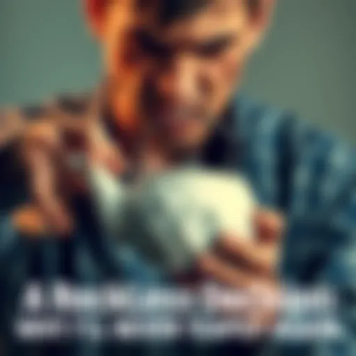 A worried person gripping a teapot, reflecting on past experiences with teapot activities