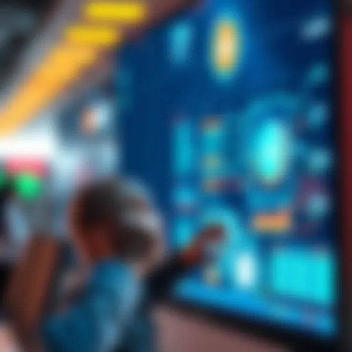 A person engaging in conversation with an AI displayed on a computer screen, highlighting thoughtful interaction.