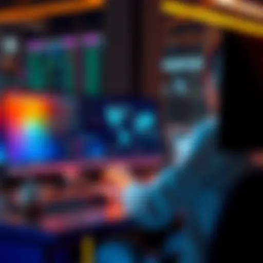 A person sitting at a desk, exploring AI settings on a laptop for better interaction.