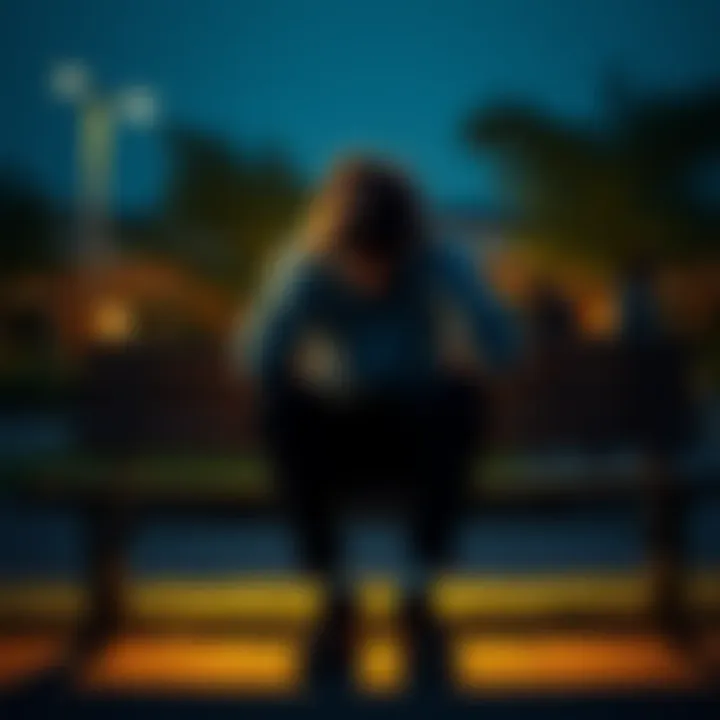 A person sitting on a bench with their head in their hands, showing signs of stress and exhaustion.