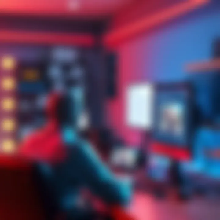 A person sitting at a computer screen showing a chat with an AI, discussing the existence of Happy Gilmore 2 in a humorous way.