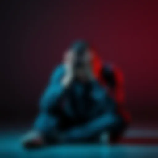 A person sitting alone with their head in their hands, showing a deep sense of shame and sadness.