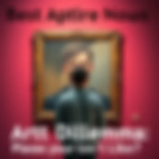 A person stands in front of a painting of themselves with a neutral expression, contemplating the decision to buy it despite not liking it.