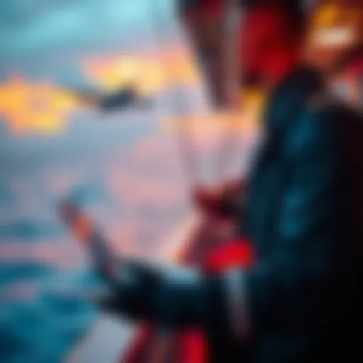 Individual on a ship without internet, searching for alternatives to AI services