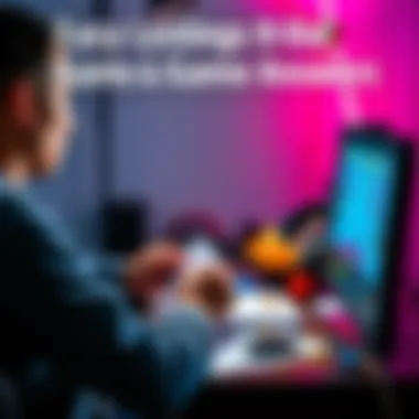 A person focused on solving a puzzle game on a computer, surrounded by notes and snack, indicating a deep commitment to the challenge.