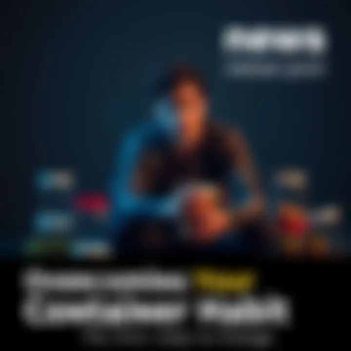 Individual sitting with a thoughtful expression, surrounded by empty containers symbolizing habits, representing self-reflection and change