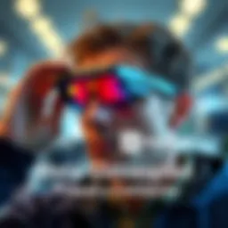 Individual using Meta's Smart Glasses while looking concerned about privacy issues