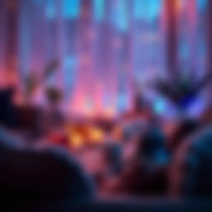 A cozy setting with soft lighting, featuring a warm drink and personal items that reflect individual style, creating an inviting atmosphere.