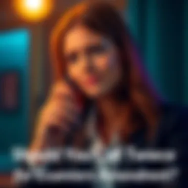 A person holding a phone with a concerned expression, contemplating making a follow-up call to their attorney about an examiners amendment.