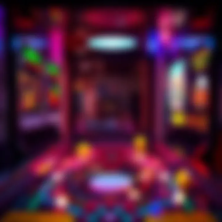 A pinball machine standing empty as balls are removed for unique gameplay