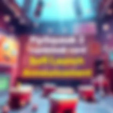 A vibrant announcement banner for PipSqueak 2 featuring fun graphics and chat elements, highlighting the return of Soft Launch and updates to enhance user experience.