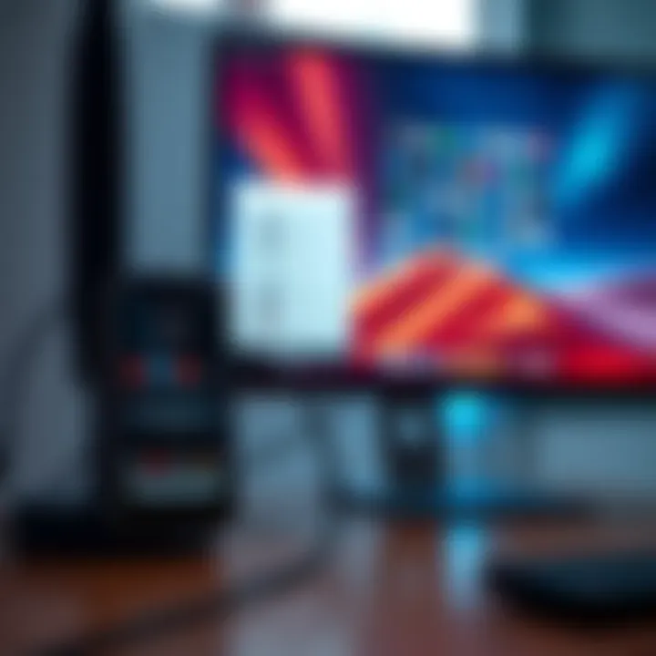 A Pixel phone connected to a monitor via a USB-C cable, showcasing a full Android PC interface on the screen.