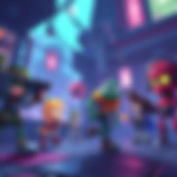 Vibrant pixel art characters showcased in a gaming environment, highlighting the charm and style of indie games.