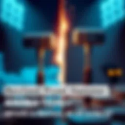 Comparison of two pixel hammer animations, A1 and A2, showcasing their distinct features.