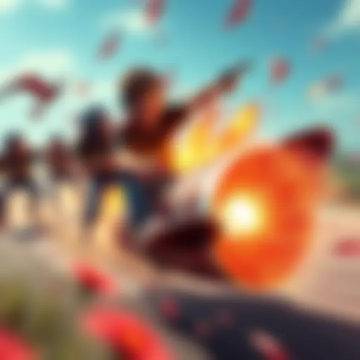 Players interacting with the revamped barrel roll feature in a game