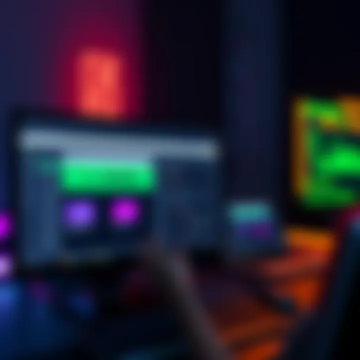 A computer screen showing Playmaker software with visual scripting nodes for game development.