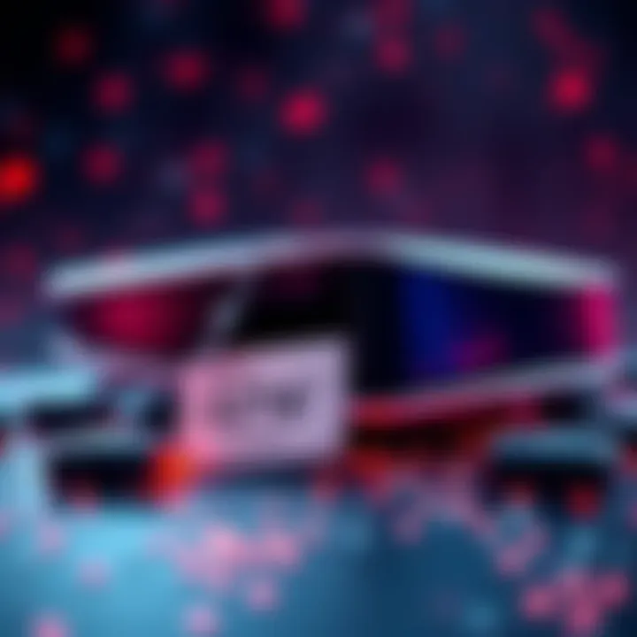 Sony PlayStation 5 console with a price tag indicating an increase, surrounded by memory chips