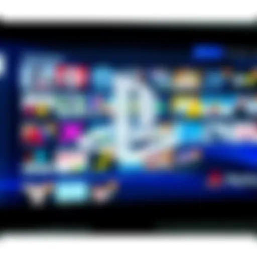 PlayStation logo overlaid on a screen showing a digital game storefront, symbolizing digital access challenges.