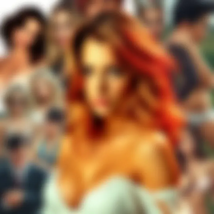 A collage of iconic Polish adult film stars from the 1980s, showcasing their unique styles and influence on the industry.