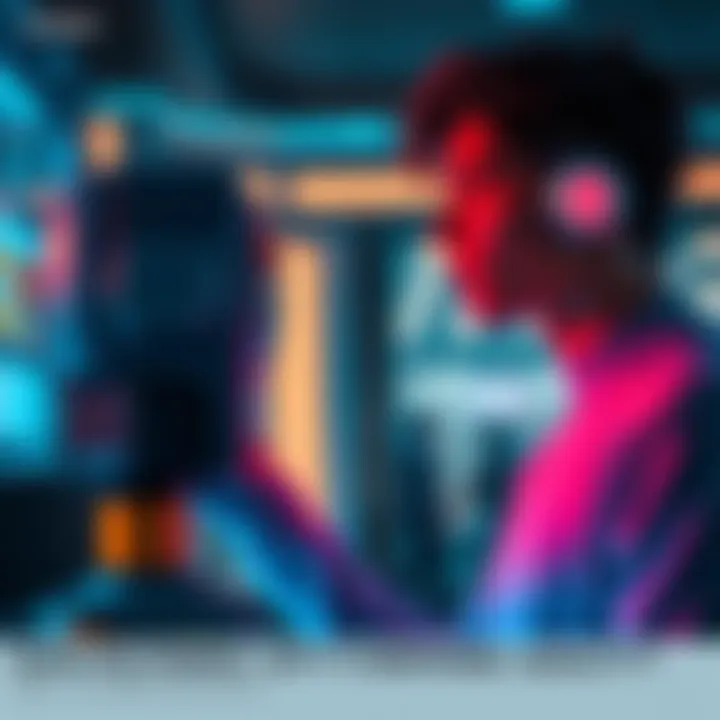 A person politely asking a digital assistant a question, showcasing courteous language in a conversation. The scene illustrates the use of 'please' and 'thank you' in AI interactions.