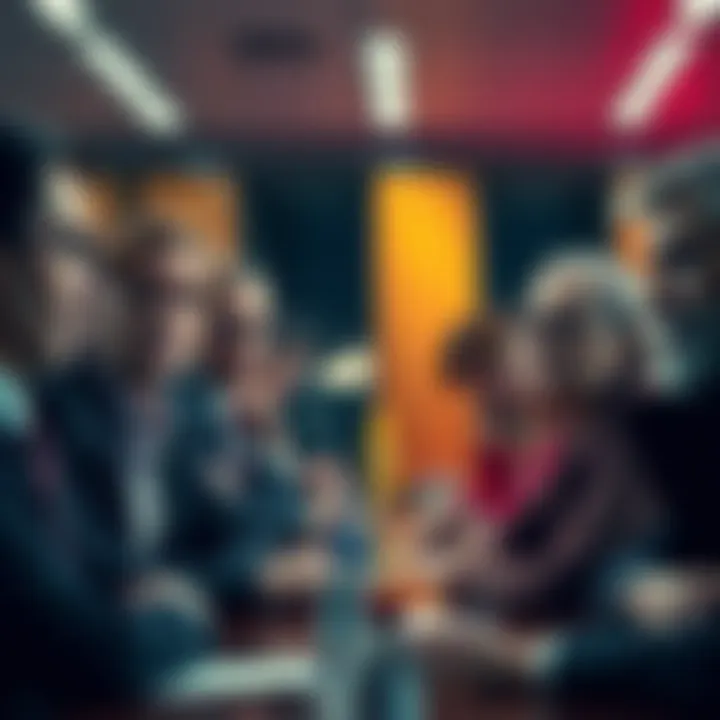 A group of concerned politicians in a meeting showing expressions of worry as they discuss their next steps after recent decisions.