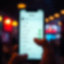 A smartphone screen showing account settings with options to hide posts and comments for privacy.
