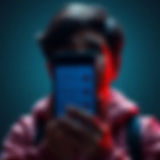 A person looking scared, holding a phone with alarming messages, symbolizing threats from pro-AI supporters.