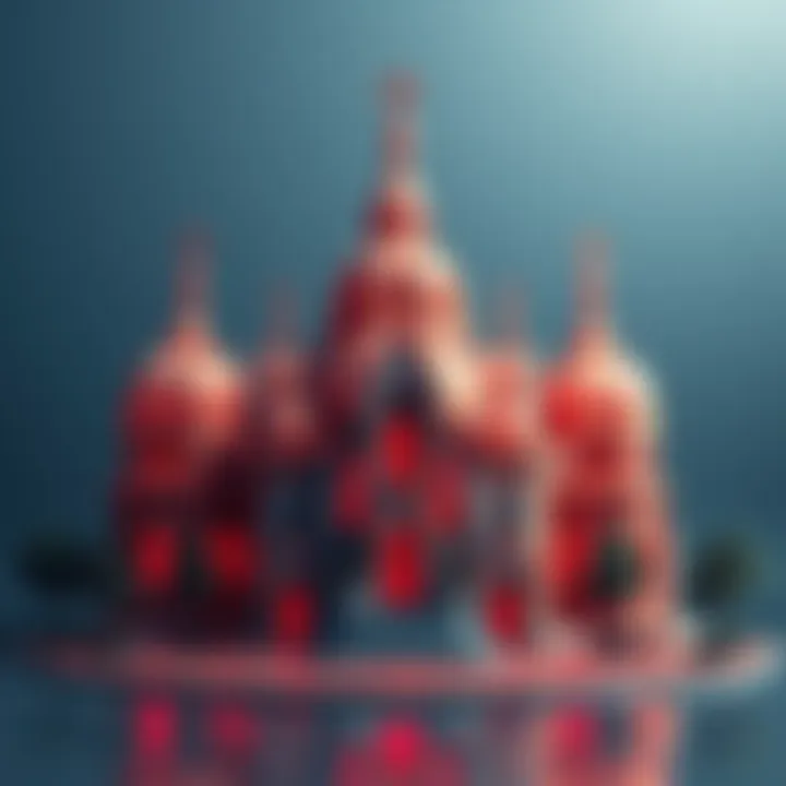 An intricate church made with geometry nodes showcasing various customizable shapes and designs