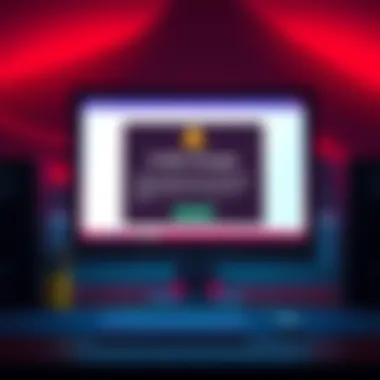 A computer screen showing a message alert about unexpected profile changes after messaging on forums.