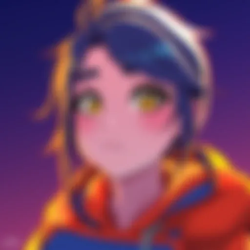 A new Aseprite user shows their drawing of a profile picture, depicting a stylized character with simple features and bright colors.