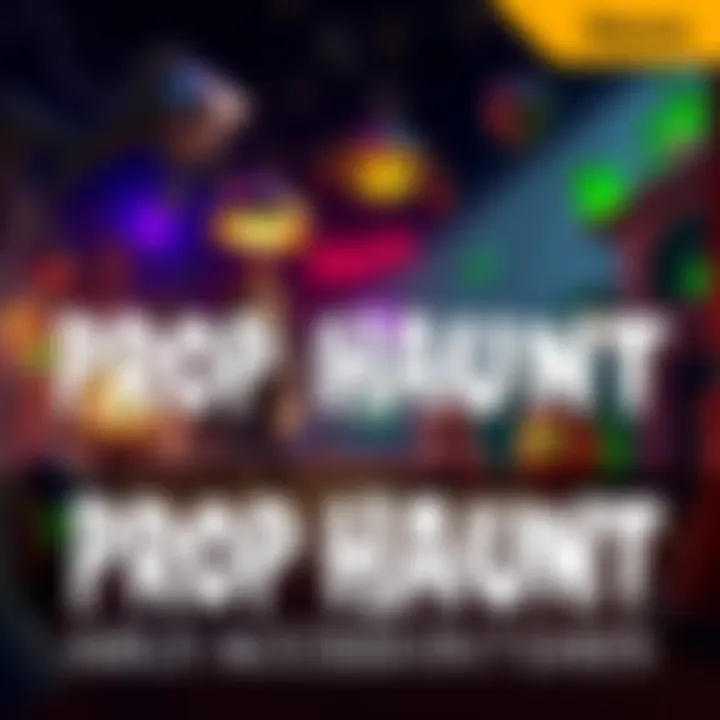 A gaming scene featuring eerie props and characters from Prop Haunt, highlighting the excitement of the upcoming Early Access launch.