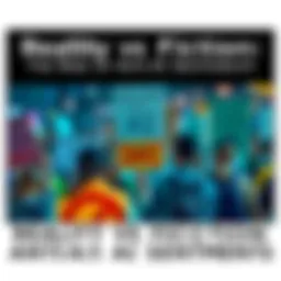 People holding signs expressing anti-AI sentiments during a rally in 2026