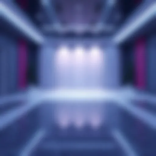 An illustration showing a flat 2D floor with a visual effect that creates a 3D appearance, highlighting depth and perspective without distortion.