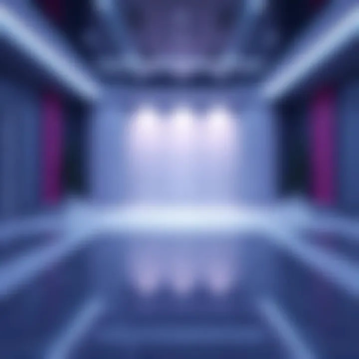 An illustration showing a flat 2D floor with a visual effect that creates a 3D appearance, highlighting depth and perspective without distortion.