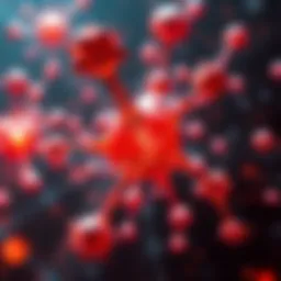 A visual representation of a newly created molecule made possible by quantum computing, showcasing its complex structure and potential scientific significance.