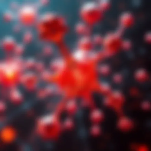 A visual representation of a newly created molecule made possible by quantum computing, showcasing its complex structure and potential scientific significance.