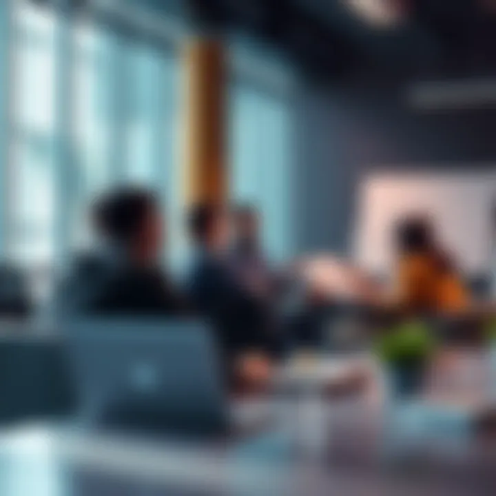 A team discussing timelines and adjustments for the next quarter during a planning meeting