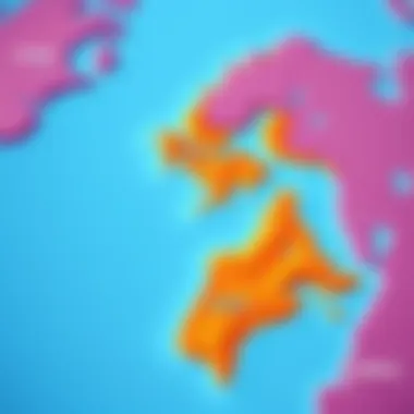 Quebec government map showing the region after the removal of 'Lake America'