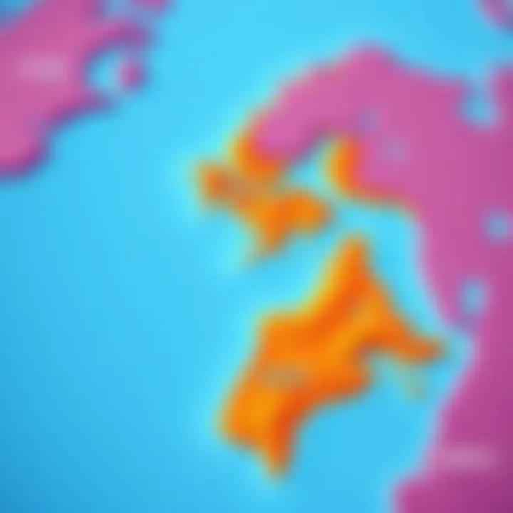 Quebec government map showing the region after the removal of 'Lake America'